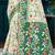 Sangam prints dark green cotton blend woven work traditional saree