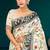 Sangam prints gray cotton blend woven work traditional saree