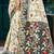 Sangam prints gray cotton blend woven work traditional saree