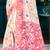 Sangam prints pink cotton blend woven work traditional saree