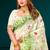 Sangam prints green cotton blend woven work traditional saree