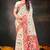Sangam prints red cotton blend woven work traditional saree