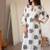 Women's Beautiful Printed Work Cotton Fabric Straight Kurta Pant Set