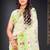 Sangam prints parrot green cotton blend woven work traditional saree