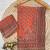 Peach Color Prints And  real mirror work georgette Saree