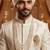 Premium Beaded Groom Mala with Elegant Brooch
