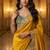 New Designer Soft Sartin With Beautiful Embroidery Work Women's Saree With Blouse Set 