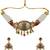 Traditional kundan meenakari choker jewelry set for women