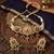 Traditional kundan meenakari choker jewelry set for women