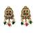 Traditional kundan meenakari choker jewelry set for women