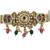Traditional kundan meenakari choker jewelry set for women