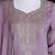 Onionpink silk blend embroidered sequin work wedding palazzo set