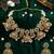 Traditional gold-plated kundan & meenakari choker jewellery set for women