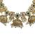 Traditional gold-plated kundan & meenakari choker jewellery set for women