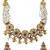 Women gold-plated kundan & multi-strand pearl jewellery set