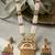 Women gold-plated antique temple long necklace & earrings set