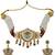 Traditional gold-plated kundan & meenakari choker jewellery set for women