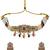 Traditional gold-plated kundan & meenakari choker jewellery set for women