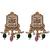 Traditional gold-plated kundan & meenakari choker jewellery set for women