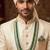 Layered moti necklace With Antique Brooch