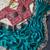 New Designer Soft Sartin With Beautiful Elephant Embroidery Word Women's Saree With Blouse Set