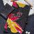 Semi Model Silk Ultra Soft With Flower Print With  Real Mirror work Women's saree With blouse Set