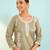 Women's Beautiful Thread Work Pure Cotton Fabric Straight Kurta Pant and Dupatta Set