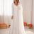Off white georgette thread with sequin anarkali suit