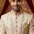 Premium Beaded Groom Mala with Elegant Brooch