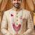 Traditional Groom Sherwani Mala Set with Brooch