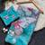 Soft Tabby With Beautiful 3d Digital Print And Khatali Handwork Women's Saree With Blouse Set 