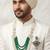 Men s Ethnic Sherwani Mala with Brooch   Perfect for Weddings & Festive Wear