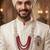 Men s Ethnic Sherwani Mala with Brooch   Perfect for Weddings & Festive Wear