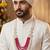 Designer pearl base metal and dulha sherwani moti mala haar necklace for groom