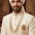 Premium Beaded Groom Mala with Elegant Brooch