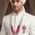 Royal Multi-Layered Groom Sherwani Mala with Decorative Brooch