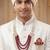 Men s Ethnic Sherwani Mala with Brooch   Perfect for Weddings & Festive Wear