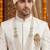 Traditional Groom Sherwani Mala Set with Brooch