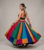 Multicolor Art Silk Lehenga Set
