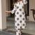 Women's Beautiful Printed Work Cotton Fabric Straight Kurta Pant Set