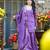 Women's Beautiful Embroidery Work Silk Crepe Fabric Straight Kurta Palazzo and Dupatta Set