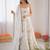 Off white georgette thread with sequin anarkali suit