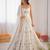 Off white georgette thread with sequin anarkali suit