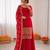 Red georgette thread with sequin  salwar suit