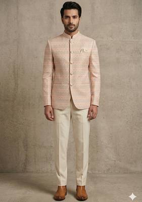 Pitch color jodhpuri for men | premium designer bandhgala ethnic wear 1