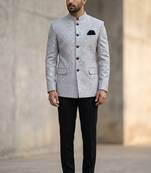 purple sequence jodhpuri for men | premium designer bandhgala ethnic wear