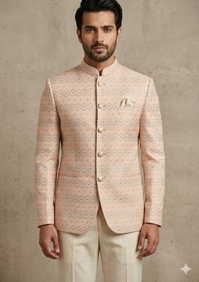 Pitch color jodhpuri for men | premium designer bandhgala ethnic wear 2
