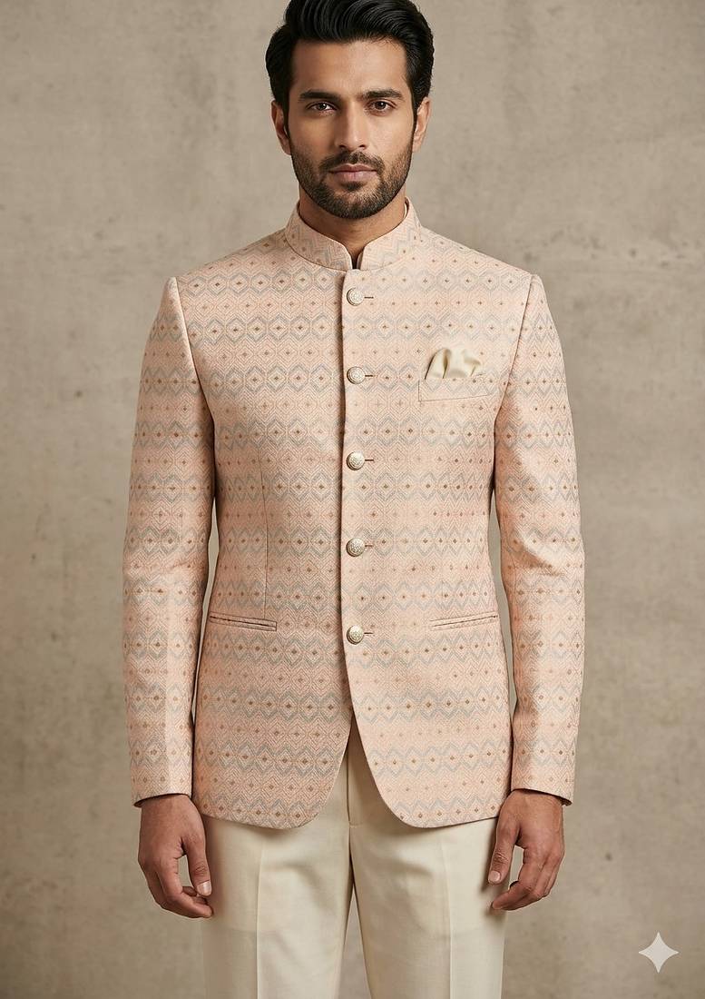 Pitch color jodhpuri for men | premium designer bandhgala ethnic wear