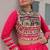 Traditional Pink Gujarati Embroidered With Mirror Lace Work Lehenga & Top for Garba Nights_Free Size