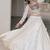Traditional Off White Gujarati Embroidered With Mirror Lace Work Lehenga & Top for Garba Nights_Free Size